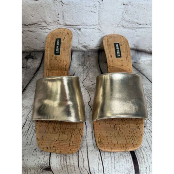 Nine West wedge sandal size 9.5 - Picture 4 of 8